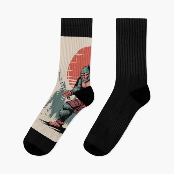 Item preview, Samurai Bigfoot Legendary Yokai Design designed and sold by flagylART.