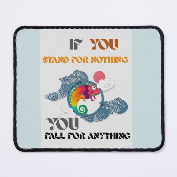 Item preview, Bold Quote Tee – If You Stand for Nothing, You Fall for Anything | Empowerment Shirt designed and sold by CafeCanvasPrint.