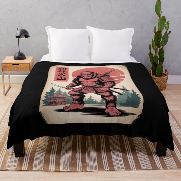Item preview, Samurai Bigfoot Vintage Ukiyo-e Warrior designed and sold by flagylART.