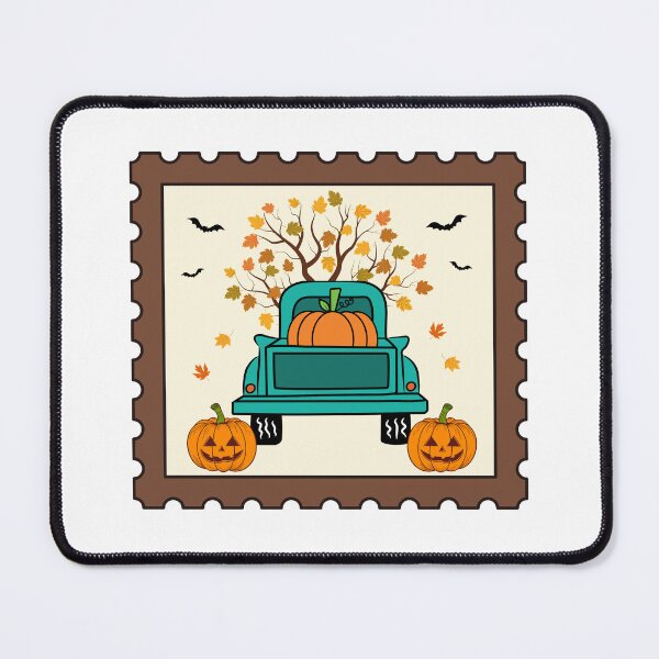 Item preview, Pumpkin Truck Halloween Stamp designed and sold by Got2BSnazzy.