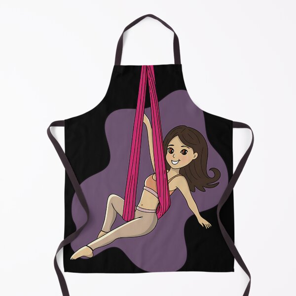 Item preview, Cute Aerial Sling Acrobat Girl Cartoon Style designed and sold by ClothesMaaike.