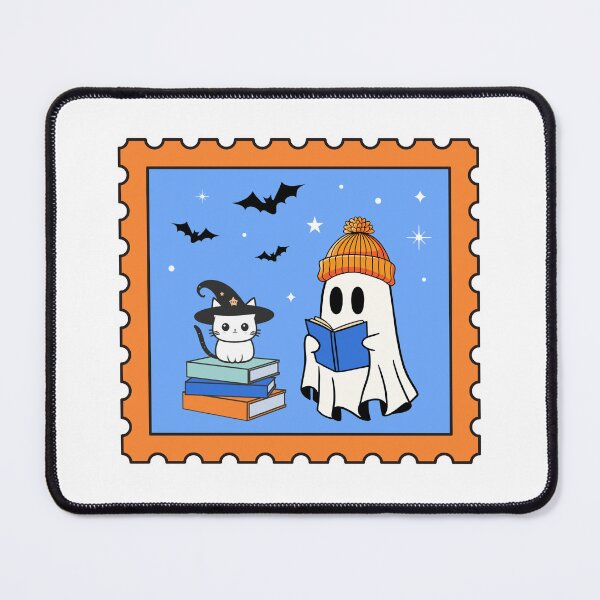 Item preview, Reading Ghost Halloween Stamp designed and sold by Got2BSnazzy.