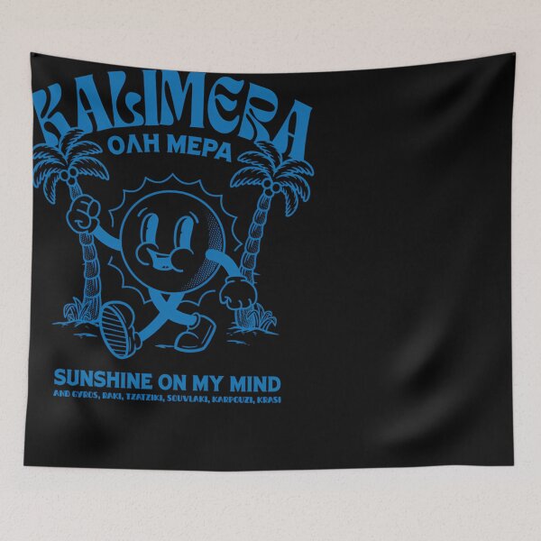 Item preview, Greek Kalimera Retro Mascot Design - Good Morning designed and sold by ClothesMaaike.