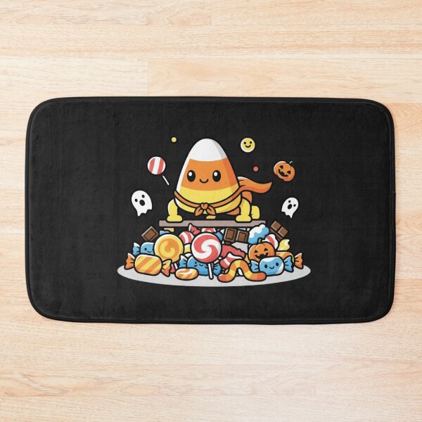 Item preview, Candy Corn Push-up Girl | Cute Funny Halloween Chibi Workout Design designed and sold by ColorSplash123.