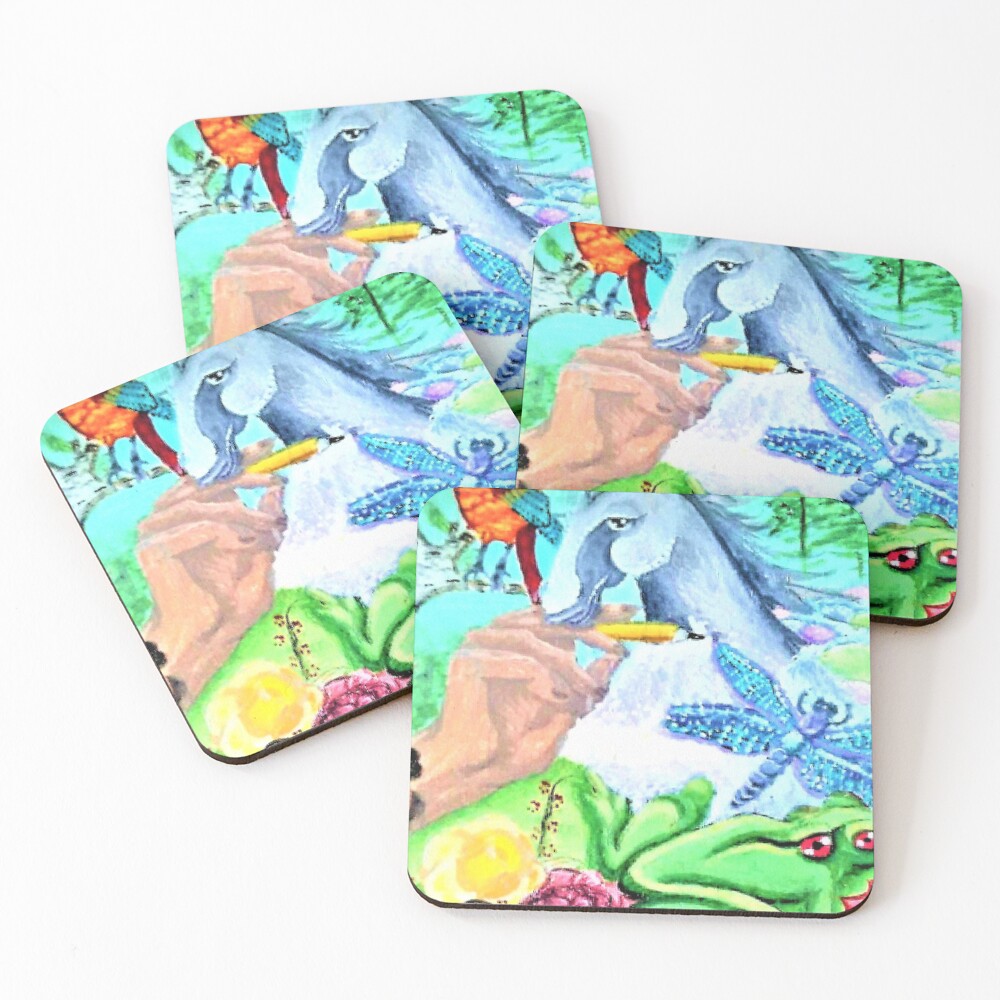 Item preview, Coasters (Set of 4) designed and sold by RanxStudio.