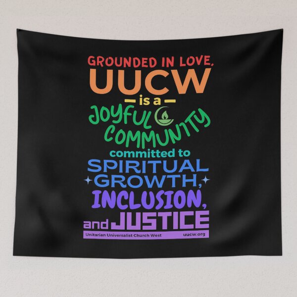 Item preview, Grounded In Love UUCW Is A Joyful Community Commited To Spiritual Growth Inclusion And Justice Unitarian Universallist Church West designed and sold by HeidHayes.