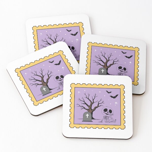 Item preview, Skeleton Halloween Stamp designed and sold by Got2BSnazzy.