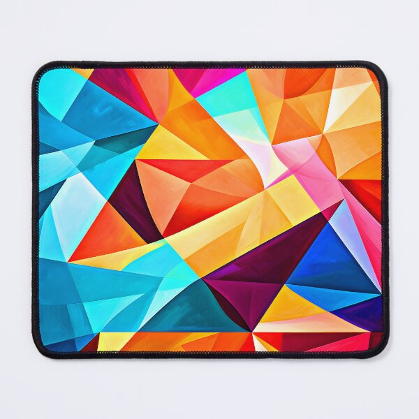 Item preview, Triangular Abstract Boldly Colorful Designs With Aesthetic Textures designed and sold by DEC02.