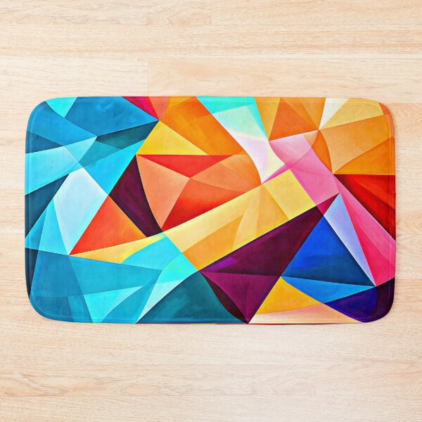 Item preview, Triangular Abstract Boldly Colorful Designs With Aesthetic Textures designed and sold by DEC02.