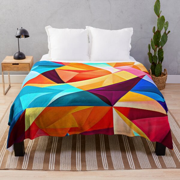 Item preview, Triangular Abstract Boldly Colorful Designs With Aesthetic Textures designed and sold by DEC02.