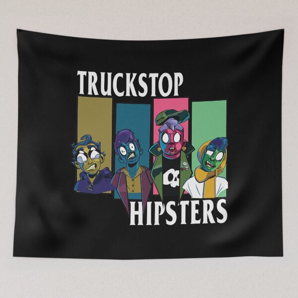 Item preview,  Truckstop Hipsters Punk Rock Logo designed and sold by ViengxayThipph.