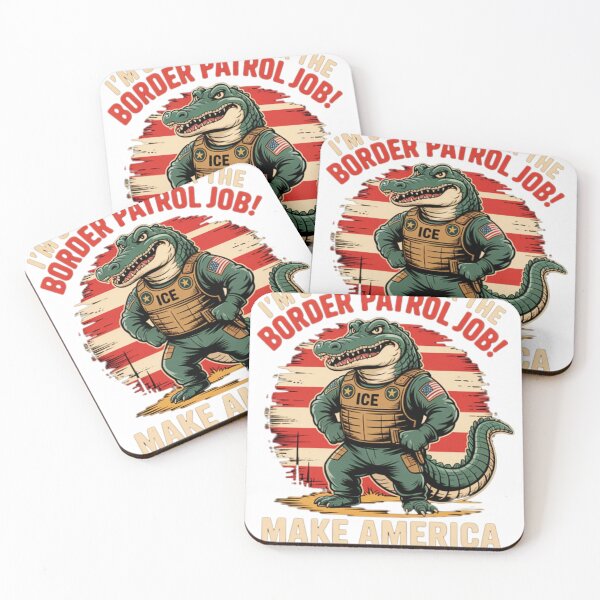 Item preview, Funny Men Alligator Ice Nature’s Own Border Patrol Women designed and sold by IrisLudwig.