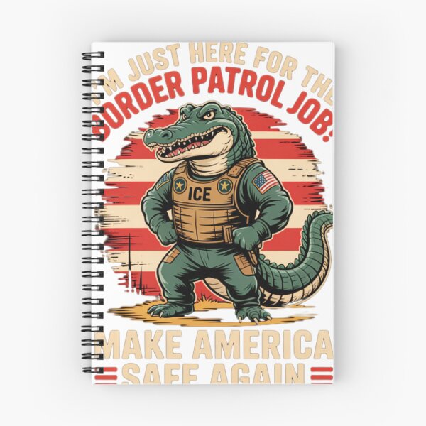 Item preview, Funny Men Alligator Ice Nature’s Own Border Patrol Women designed and sold by IrisLudwig.