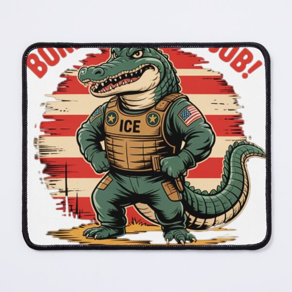 Item preview, Funny Men Alligator Ice Nature’s Own Border Patrol Women designed and sold by IrisLudwig.
