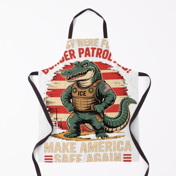Item preview, Funny Men Alligator Ice Nature’s Own Border Patrol Women designed and sold by IrisLudwig.