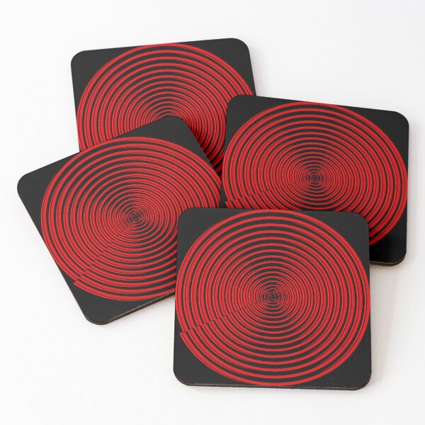 Item preview, Small Simple Spiral, red, transparent background designed and sold by Phiforge.