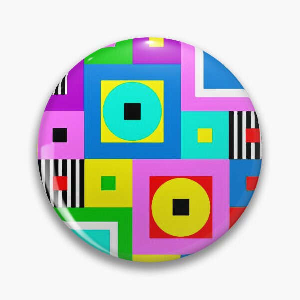 Item preview, Retro Geometric Quilt designed and sold by ViaARTfactory.