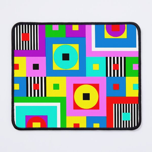 Item preview, Retro Geometric Quilt designed and sold by ViaARTfactory.