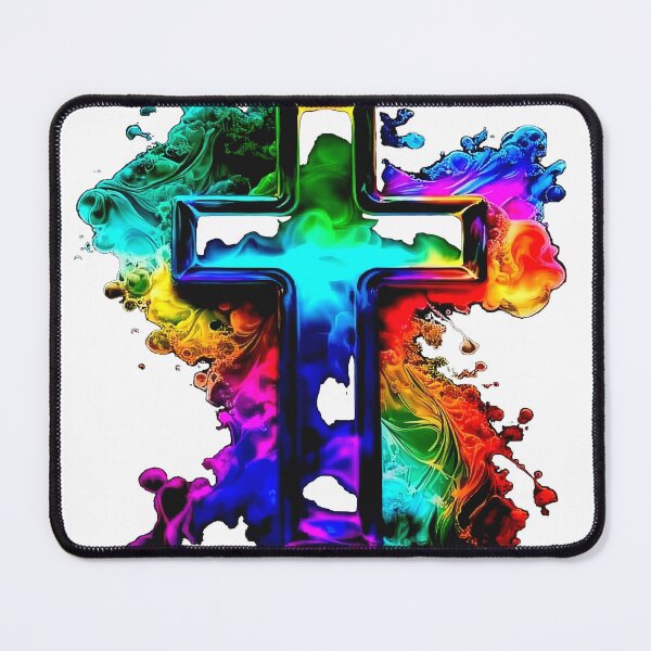 Item preview, Colorful cross designed and sold by RowenaKihn.
