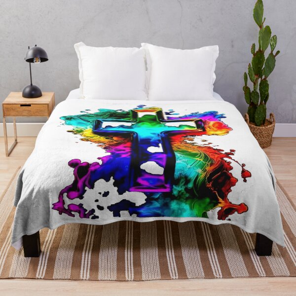 Item preview, Colorful cross designed and sold by RowenaKihn.