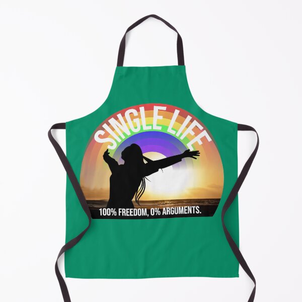 Item preview, Single Life: 100% Freedom, 0% Arguments – Funny Quote Design designed and sold by ArtsyExplorer.