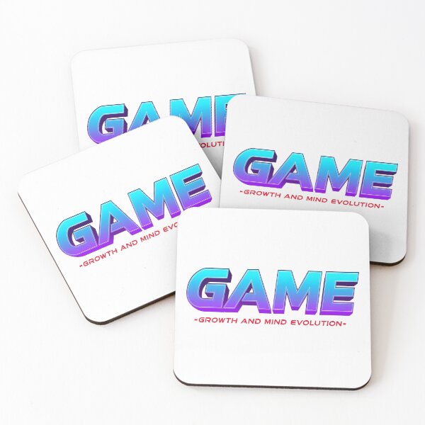 Item preview, GAME – Growth and Mind Evolution Neon Typography designed and sold by Zeedseedshop.