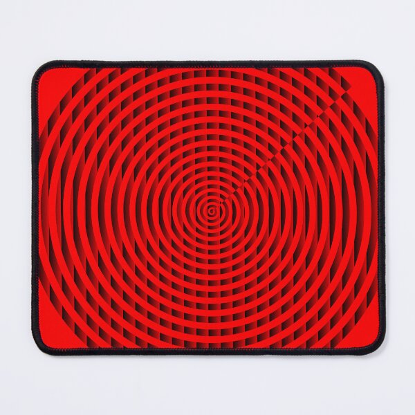 Item preview, Large textured spiral, red-black-gray, with red background designed and sold by Phiforge.