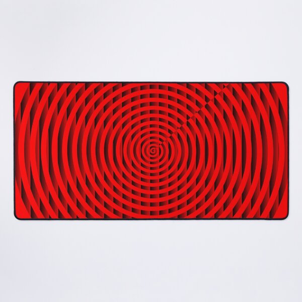 Item preview, Large textured spiral, red-black-gray, with red background designed and sold by Phiforge.
