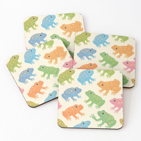 Item preview, Colorful Cartoon Frogs designed and sold by FLATVAC STICKER.
