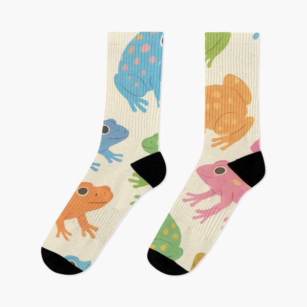 Item preview, Colorful Cartoon Frogs designed and sold by FLATVAC STICKER.