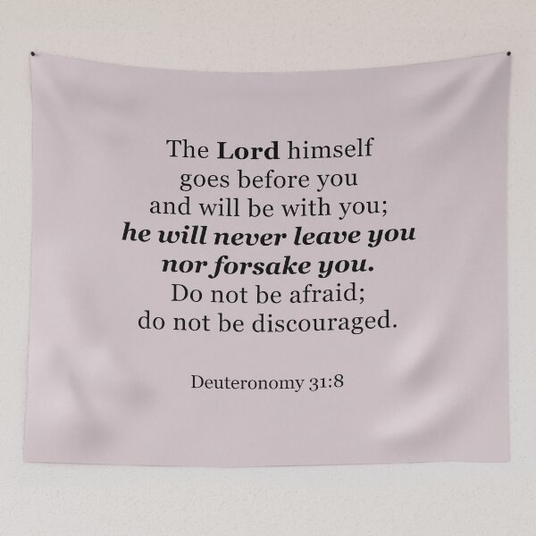 Item preview, Deuteronomy 31:8  The Lord himself goes before you and will be with you designed and sold by corbrand.