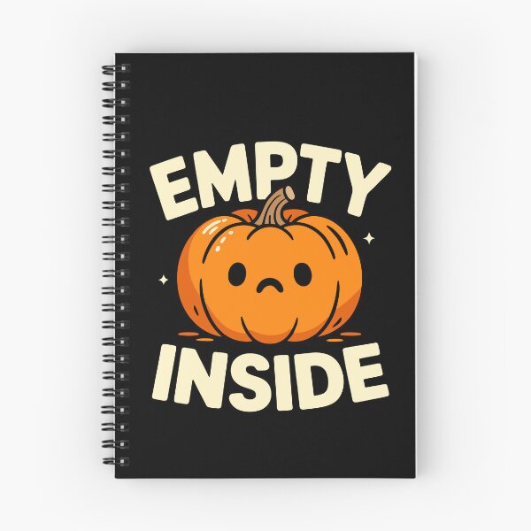 Item preview, Empty Inside Pumpkin Halloween Meme Funny Spooky Design designed and sold by Eh Plus Designs.