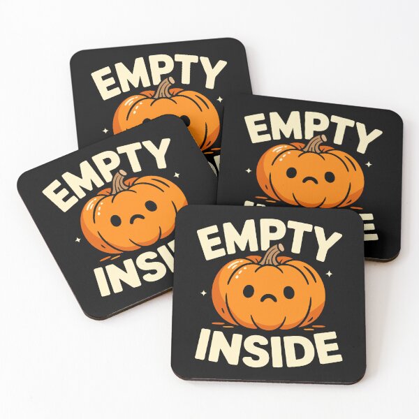 Item preview, Empty Inside Pumpkin Halloween Meme Funny Spooky Design designed and sold by Eh Plus Designs.