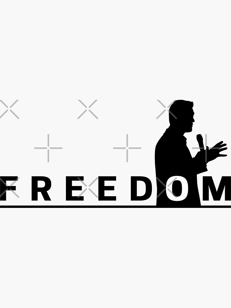 FREEDOM CHARLIE KIRK Sticker