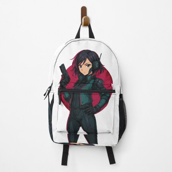 Item preview, Crimson Shadow – Cyber Soldier Anime Girl designed and sold by lamiarte.