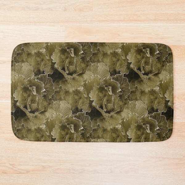 Item preview, Kale Cabbage Floral Pattern in Beige designed and sold by Artistestella.