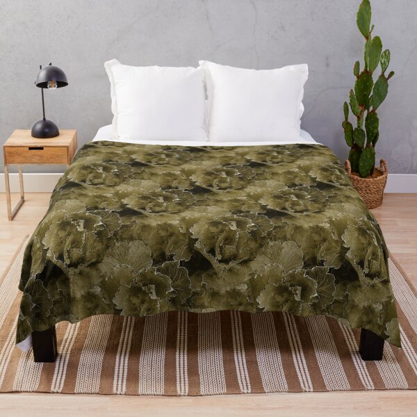 Item preview, Kale Cabbage Floral Pattern in Beige designed and sold by Artistestella.
