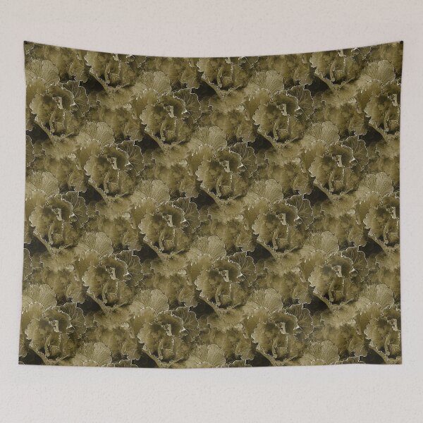 Item preview, Kale Cabbage Floral Pattern in Beige designed and sold by Artistestella.