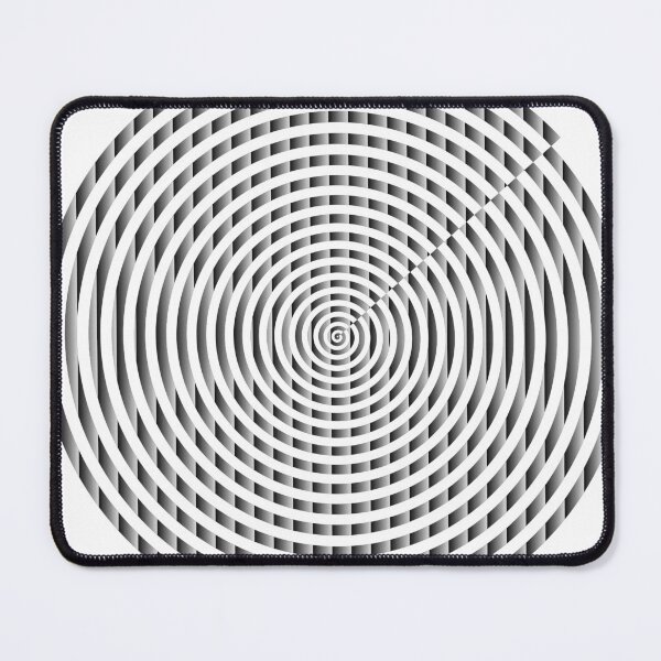 Item preview, Large textured spiral, white-black-grey, with white background designed and sold by Phiforge.