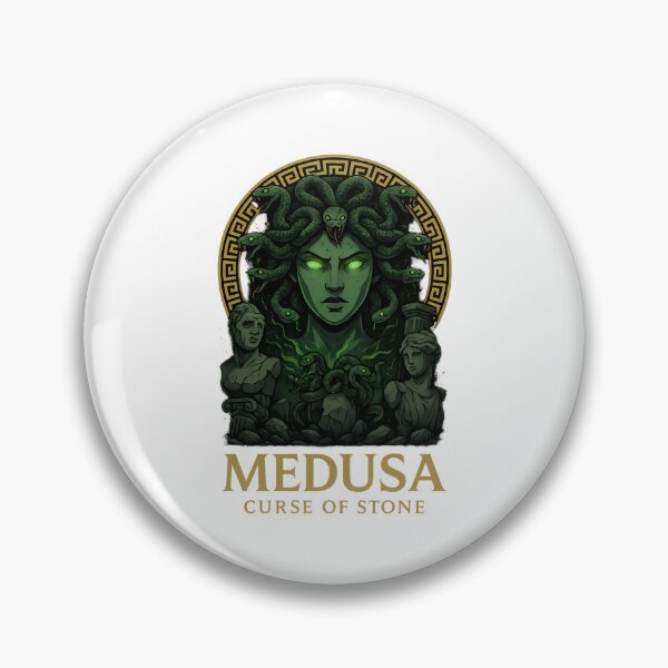 Item preview, Medusa – Curse of Stone designed and sold by InkMalinois.