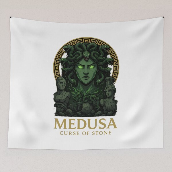 Item preview, Medusa – Curse of Stone designed and sold by InkMalinois.