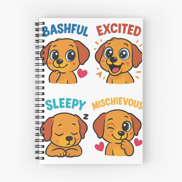 Item preview, "Mood Mutts: The Four-Faced Furry Parade" designed and sold by Mindful56.