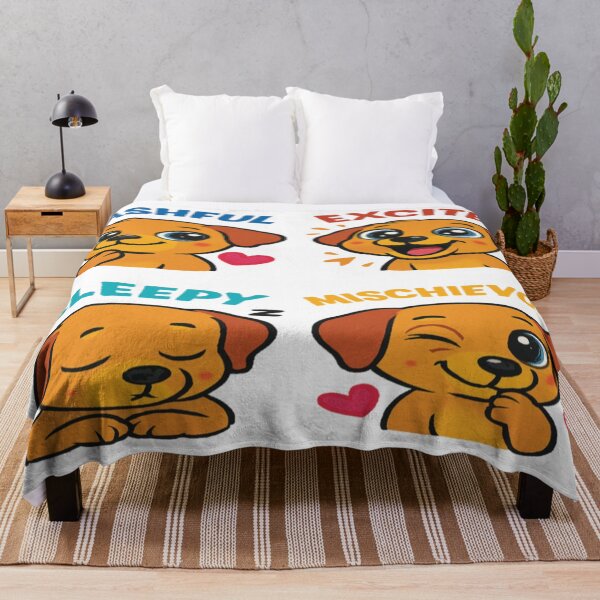 Item preview, "Mood Mutts: The Four-Faced Furry Parade" designed and sold by Mindful56.