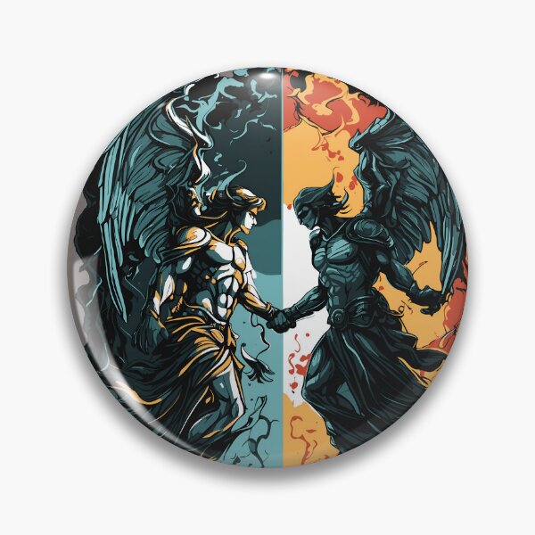 Item preview, Celestial Showdown: Angel vs Demon - Choose Your Side designed and sold by Swagistaan1.