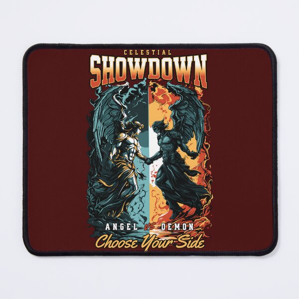 Item preview, Celestial Showdown: Angel vs Demon - Choose Your Side designed and sold by Swagistaan1.