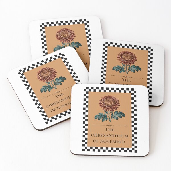 Item preview, The Chrysanthemum of November – Vintage Botanical Birth Flower Art designed and sold by mAmatti.