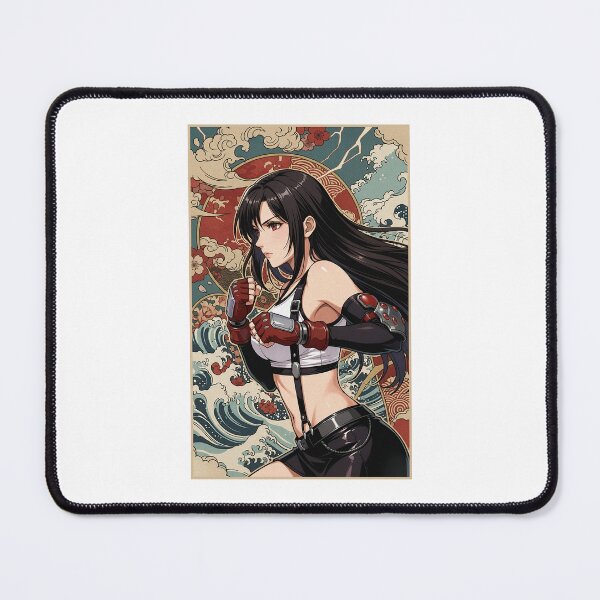 Item preview, Tifa Vintage Japanese Poster designed and sold by MadShroomPrints.