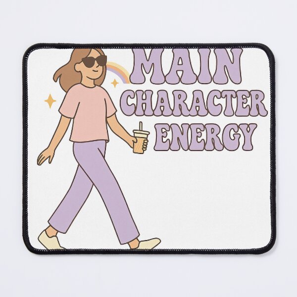 Item preview, Main Character Energy Aesthetic Design – Trendy Quote designed and sold by Vibrantdream.