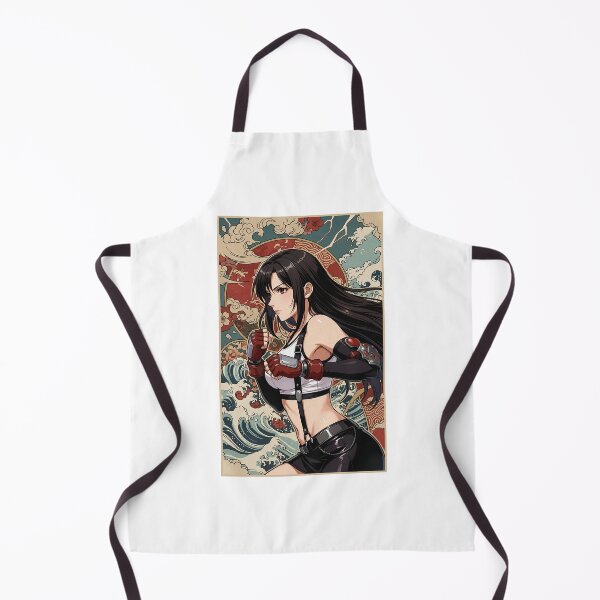 Item preview, Tifa Vintage Japanese Poster designed and sold by MadShroomPrints.