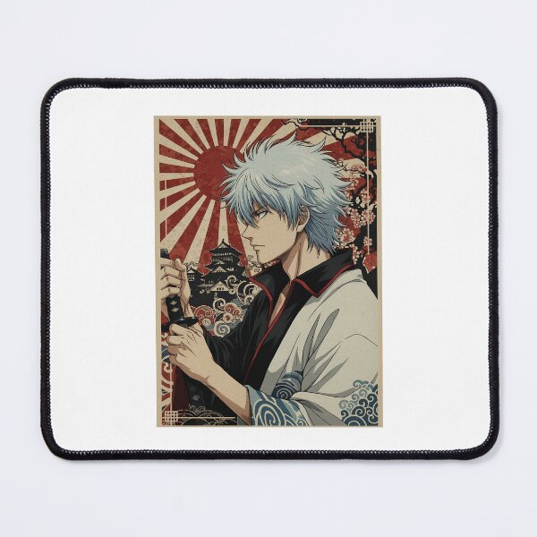 Item preview, Gintoki Vintage Japanese Poster designed and sold by MadShroomPrints.